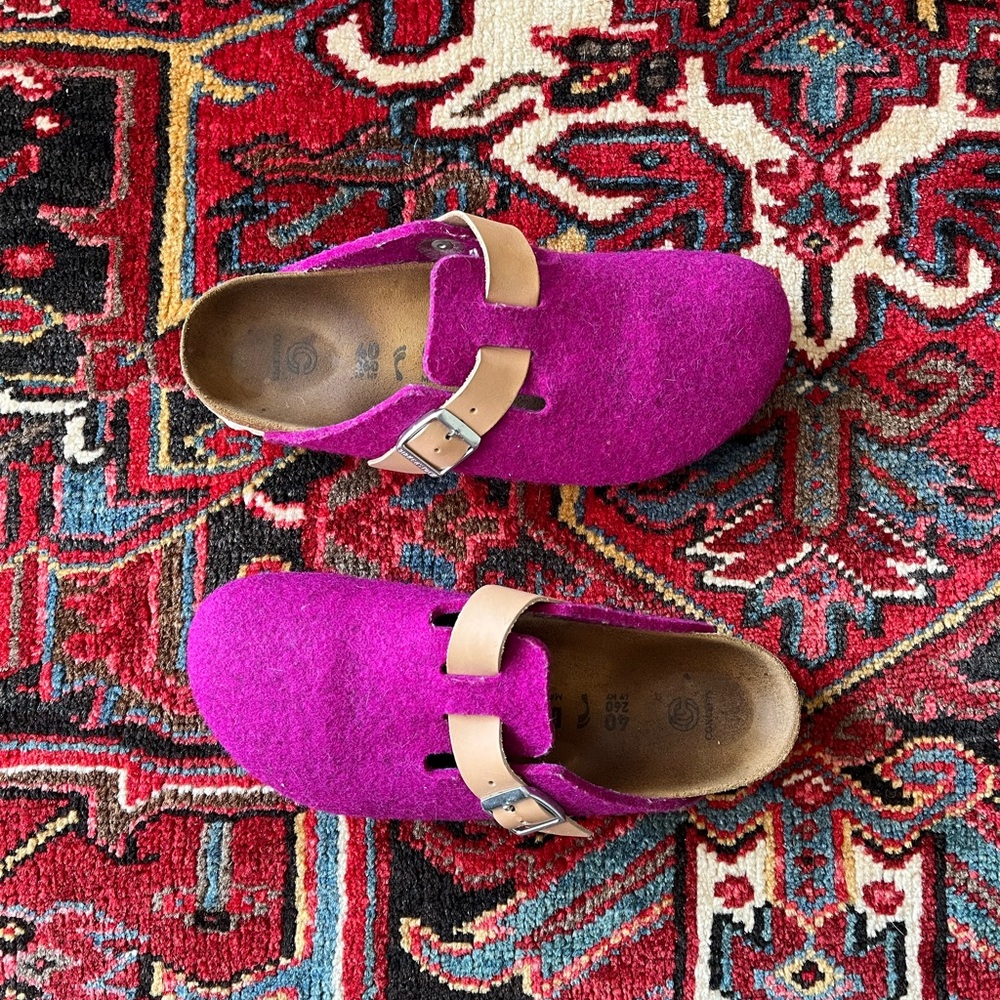 Birkenstock Boston Wool Concepts Clog